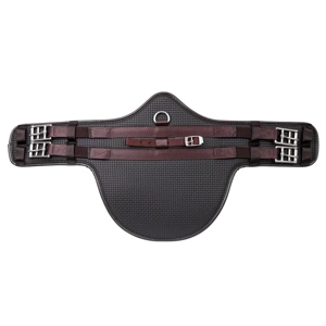 Hy Equestrian Waffle Stud Girth - Short  Brown
