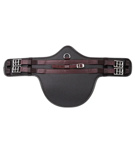 Hy Equestrian Waffle Stud Girth - Short Brown