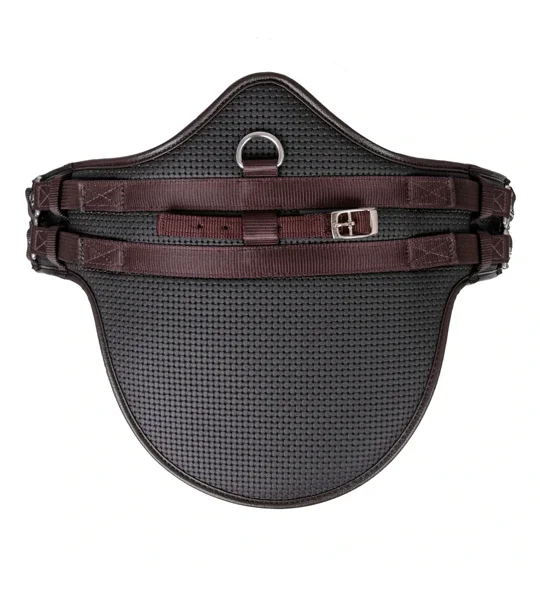 Hy Equestrian Waffle Stud Girth - Short Brown