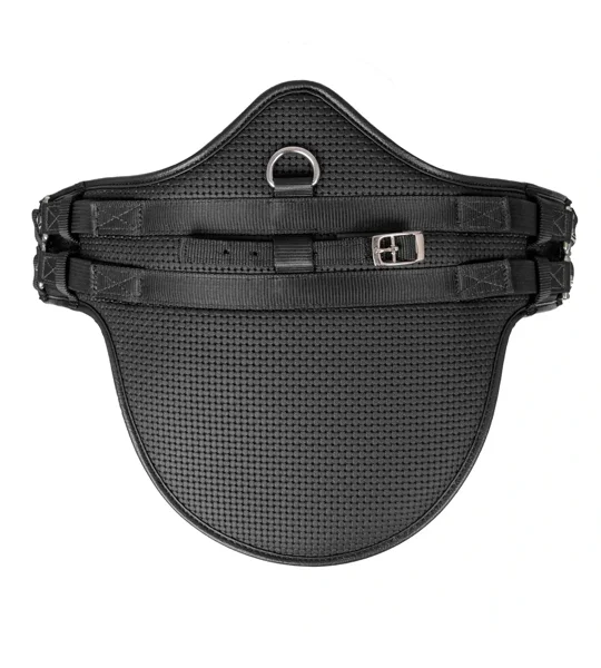 Hy Equestrian Waffle Stud Girth - Short Black
