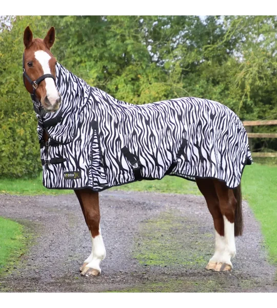 StormX Original Zebra Print Fly Rug