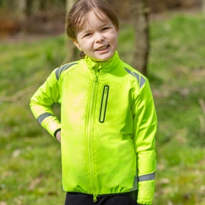 Reflector Children's Jacket by Hy Equestrian - Yellow