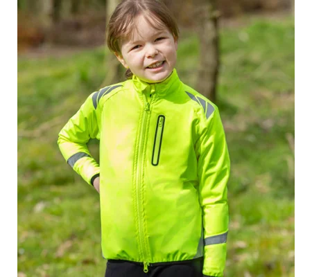 Reflector Children's Jacket by Hy Equestrian - Yellow