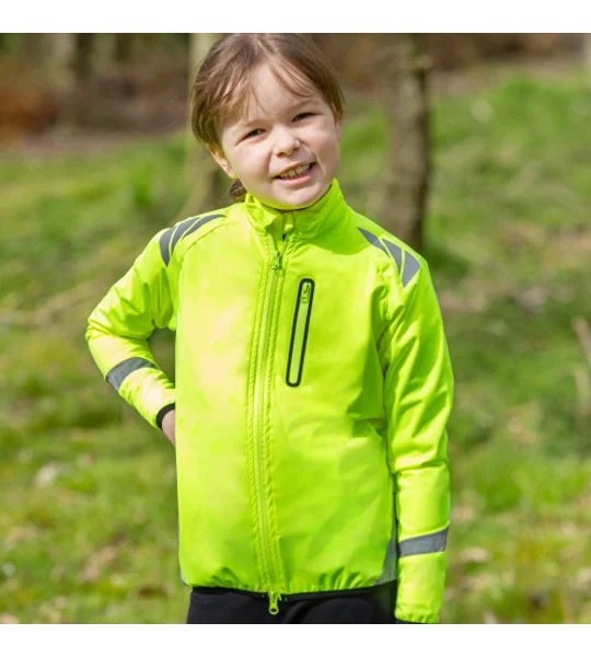 Reflector Children's Jacket by Hy Equestrian - Yellow