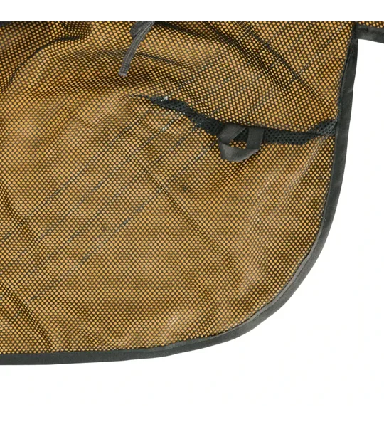 Reflector Mesh Exercise Sheet by Hy Equestrian Orange