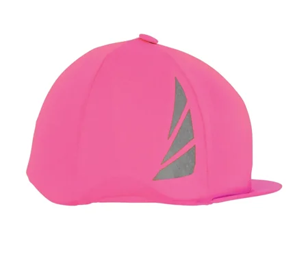Reflector Hat Cover by Hy Equestrian One Size Pink