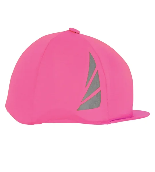 Reflector Hat Cover by Hy Equestrian One Size Pink