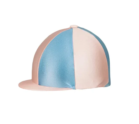 Hy Equestrian Two Tone Lycra Silks - Pastel Blue/Pastel Pink