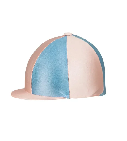 Hy Equestrian Two Tone Lycra Silks - Pastel Blue/Pastel Pink