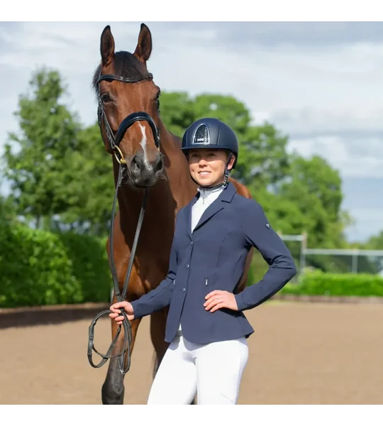 Hy Equestrian Silvia Show Jacket Navy