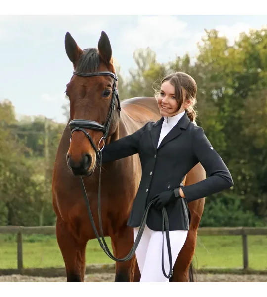 Hy Equestrian Silvia Show Jacket Black