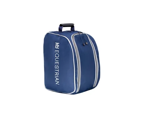 Hy Equestrian Helmet Bag Navy/Grey