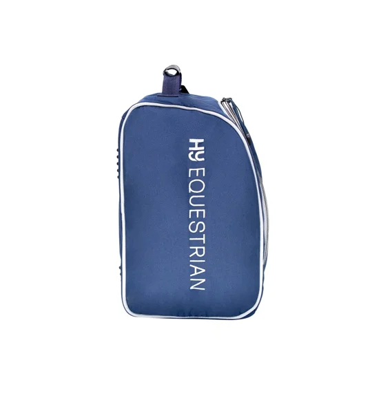 Hy Equestrian Helmet Bag Navy/Grey