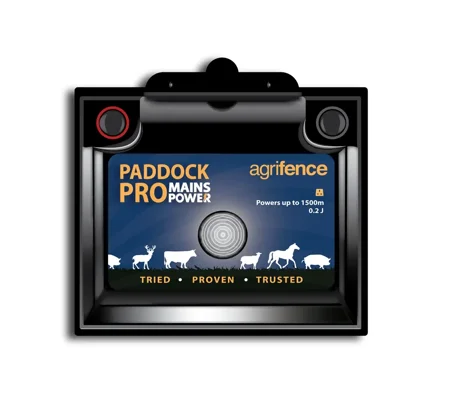 Agrifence Paddock Pro Energiser - Black