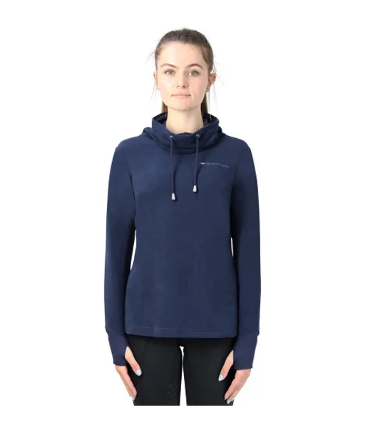 Hy Equestrian Synergy Cowl Neck Top - Navy