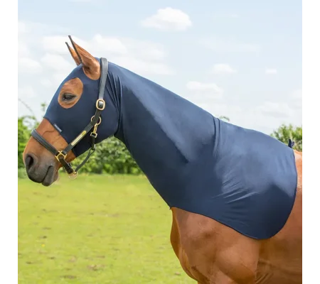 Hy Equestrian Lycra Flex Hood - Navy