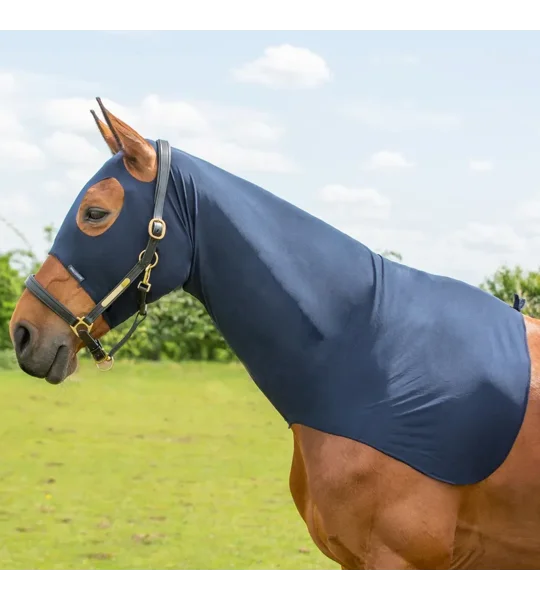 Hy Equestrian Lycra Flex Hood - Navy