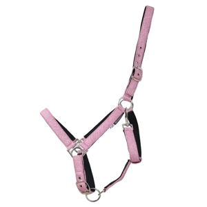 Hy Equestrian Glitzy Headcollar Pink