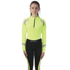 Reflector Children's Base Layer by Hy Equestrian Yellow