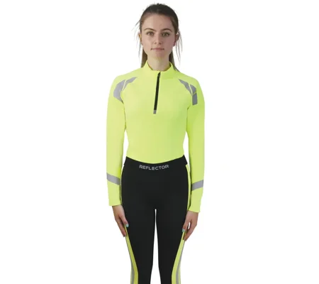 Reflector Children's Base Layer by Hy Equestrian Yellow
