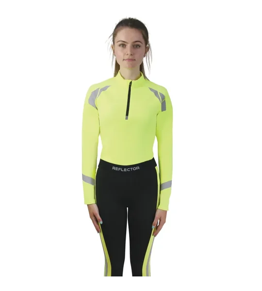 Reflector Children's Base Layer by Hy Equestrian Yellow