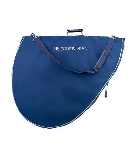 Hy Equestrian Saddle Bag One Size Navy/Grey