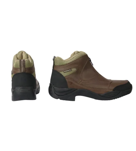 Hy Equestrian Cromford Short Zip Boots - Brown