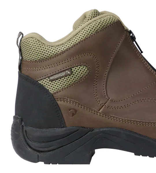 Hy Equestrian Cromford Short Zip Boots - Brown