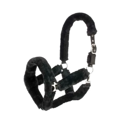 Hy Equestrian Fab Fleece Headcollar Black
