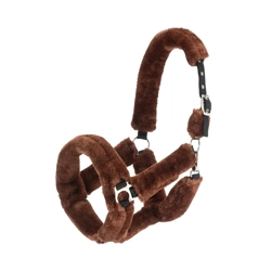 Hy Equestrian Fab Fleece Headcollar Brown