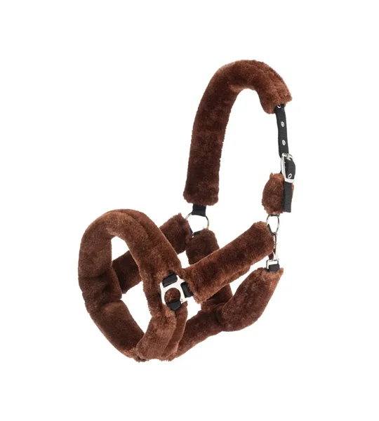 Hy Equestrian Fab Fleece Headcollar Brown