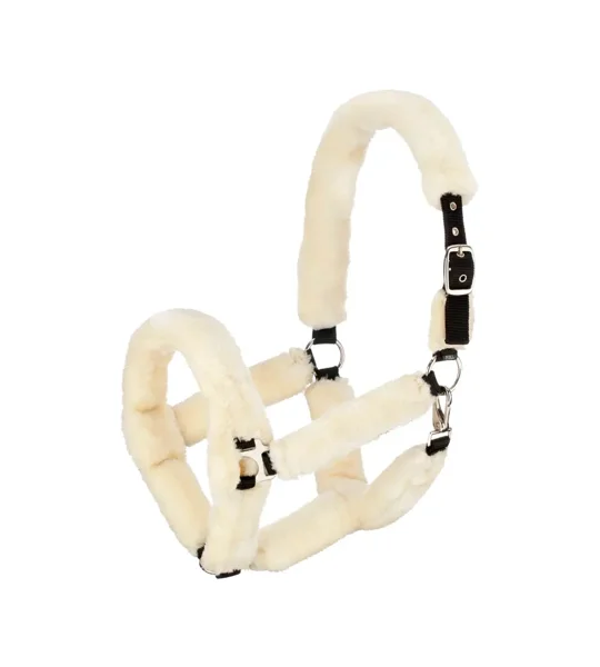 Hy Equestrian Fab Fleece Headcollar Cream