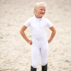 Hy Equestrian Cadiz Mizs Show Shirt White/Rose Gold