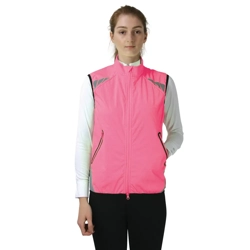 Reflector Gilet by Hy Equestrian - Pass Wide and Slow  Pink