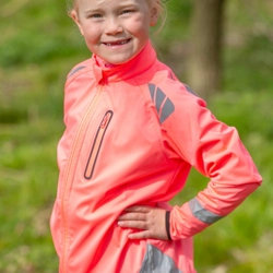 Reflector Children's Jacket by Hy Equestrian - Pink