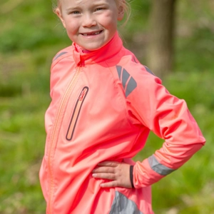 Reflector Children's Jacket by Hy Equestrian - Pink