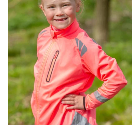 Reflector Children's Jacket by Hy Equestrian - Pink