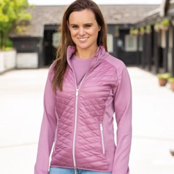 Hy Equestrian Synergy Sync Lightweight Padded Jacket  Grape