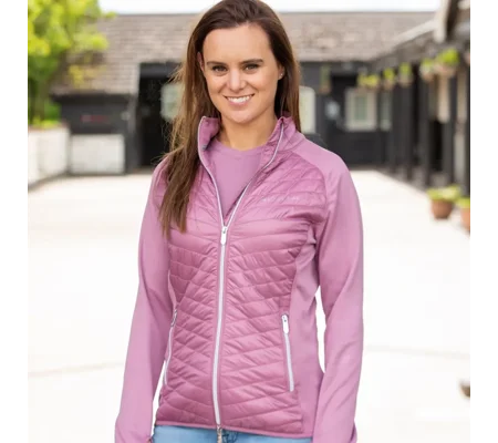 Hy Equestrian Synergy Sync Lightweight Padded Jacket Grape