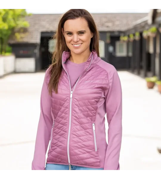 Hy Equestrian Synergy Sync Lightweight Padded Jacket Grape