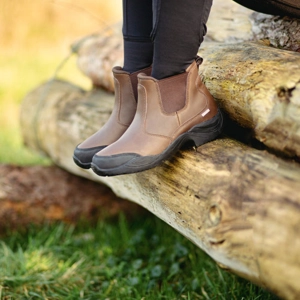 Hy Equestrian Crowden Jodhpur Boots - Brown