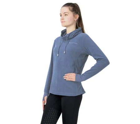 Hy Equestrian Synergy Cowl Neck Top - Riviera