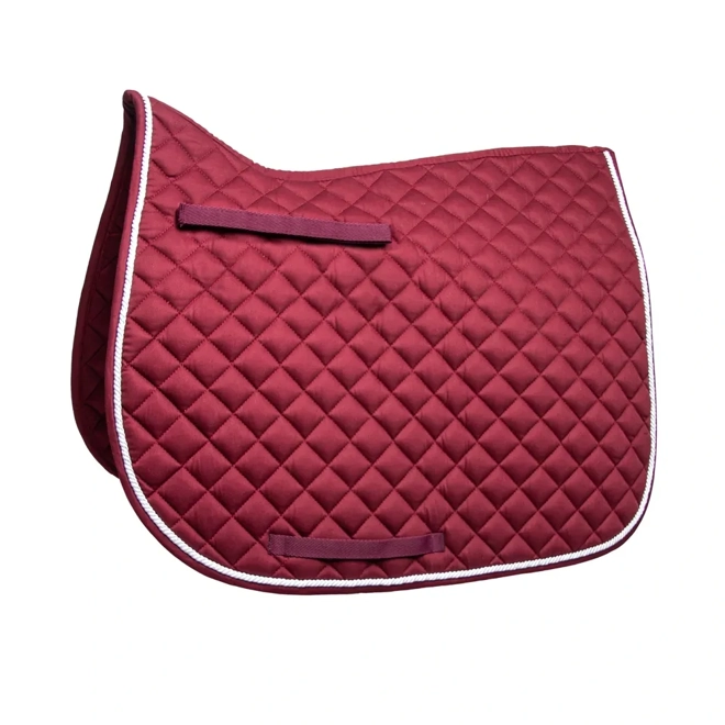 product Image for Hy Equestrian Splendid Showjump Saddle Pad Burgundy/White
