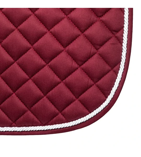 Hy Equestrian Splendid Showjump Saddle Pad Burgundy/White