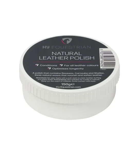 Hy Equestrian Natural Leather Polish 150g