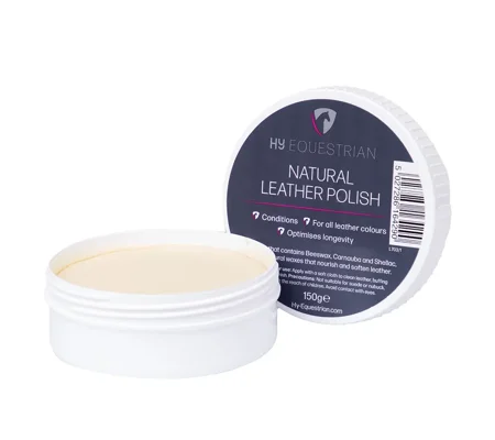 Hy Equestrian Natural Leather Polish 150g