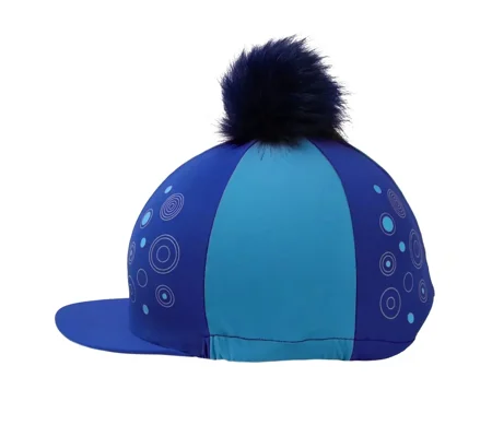 Hy Equestrian DynaMizs Hat Cover Cobalt/Ocean
