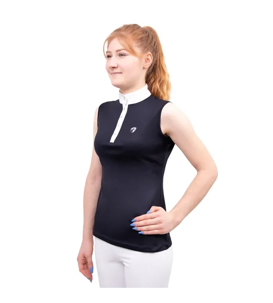 Hy Equestrian Sophia Sleeveless Show Shirt Rich Navy