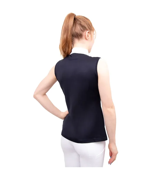 Hy Equestrian Sophia Sleeveless Show Shirt Rich Navy