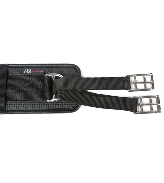 Hy Equestrian Humane Waffle Girth - Black